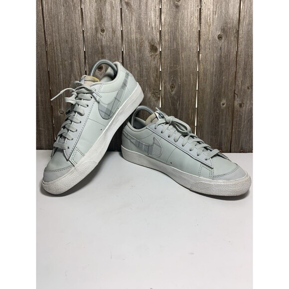 Nike Blazer Low 77 'Grey Tartan' DV0801-001 Men’s Shoe Size 8 - Picture 6 of 9